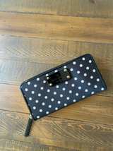 Kate Spade Polka Dot Wallet Black/White - Image 1