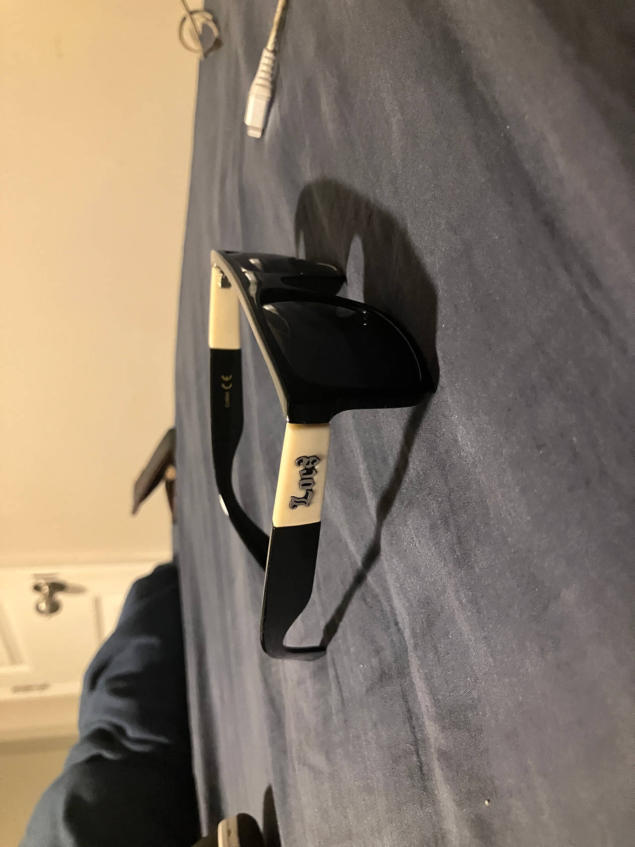 Locs Rectangular wrap sunglasses 