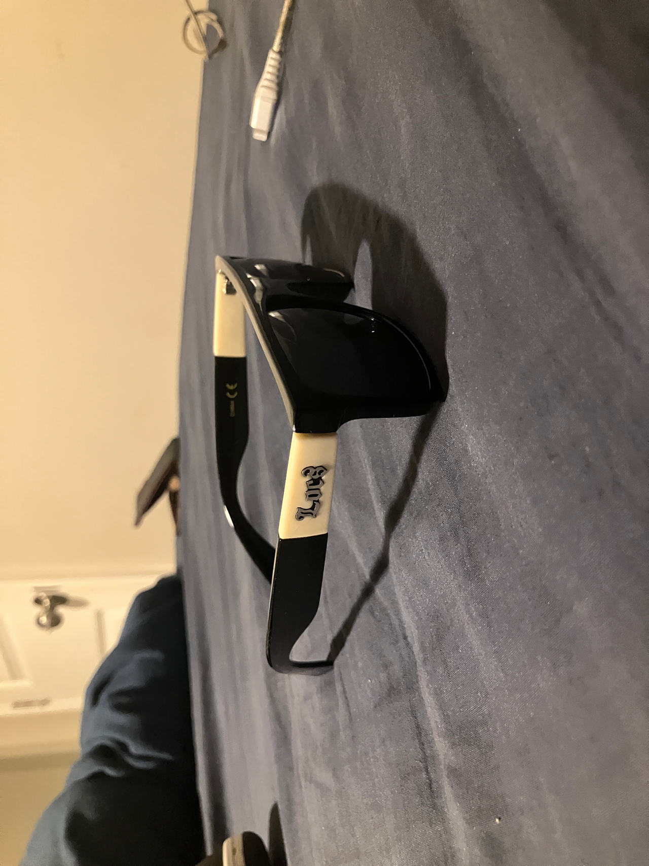 Locs Rectangular wrap sunglasses 