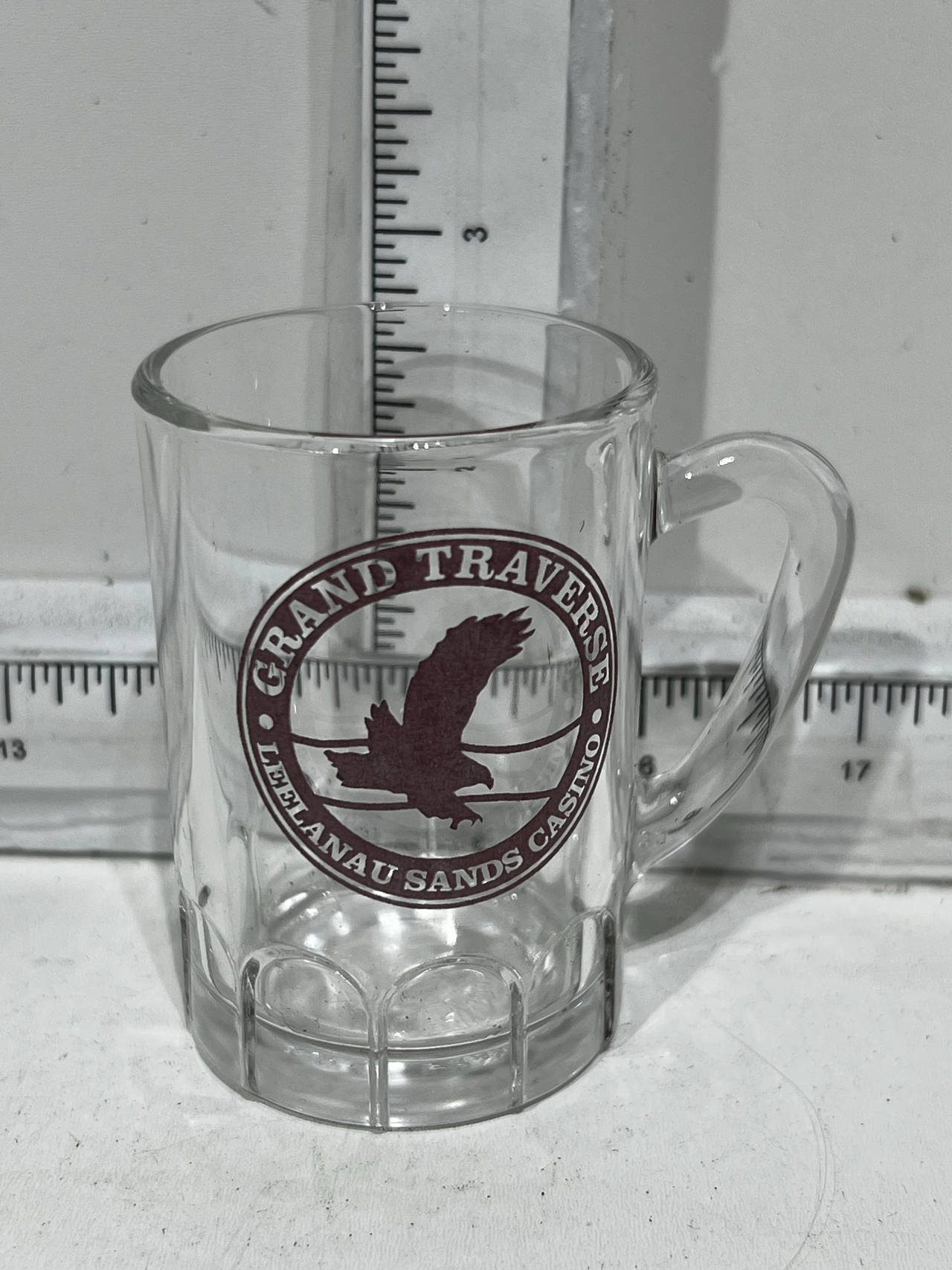 Grand Traverse Leelanau Sands Casino Glass Mug