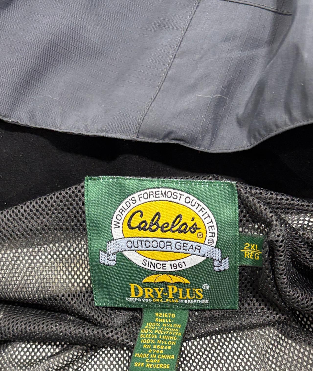 Cabela's Dry-Plus Outdoor Gear Jacket