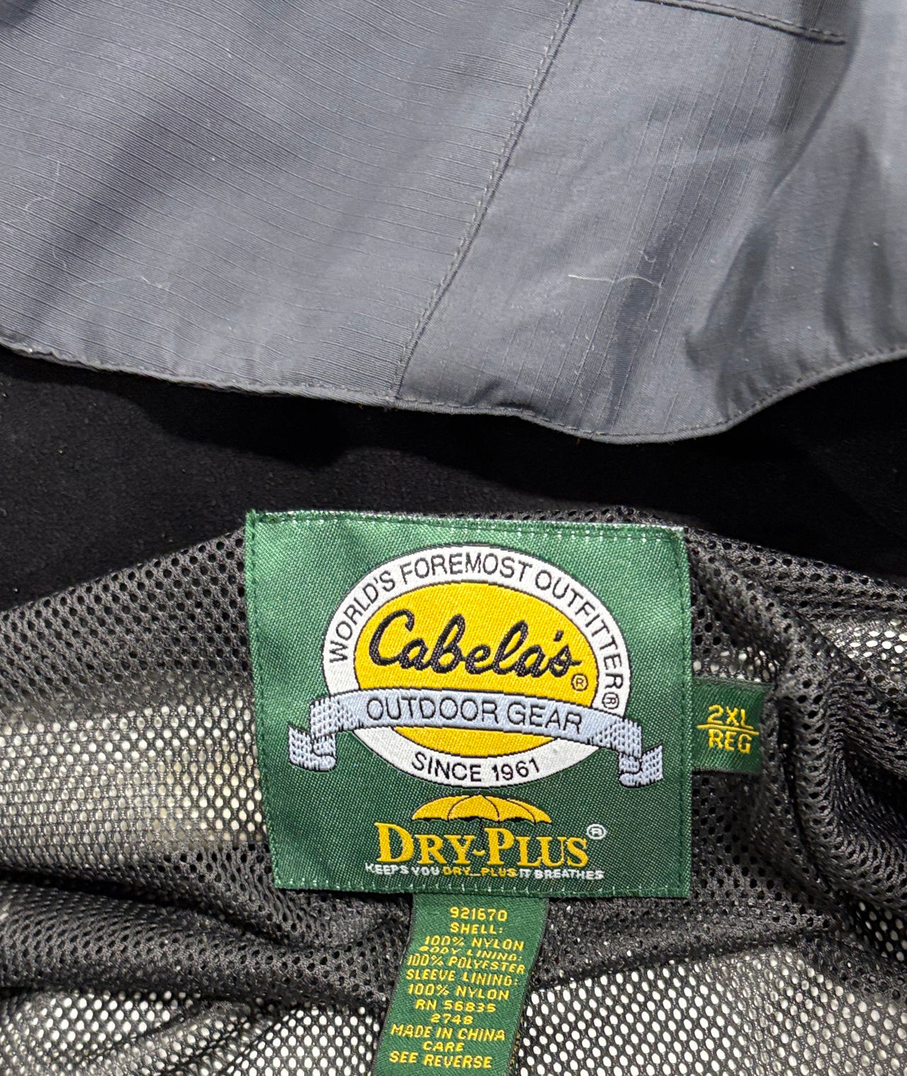 Cabela's Dry-Plus Outdoor Gear Jacket
