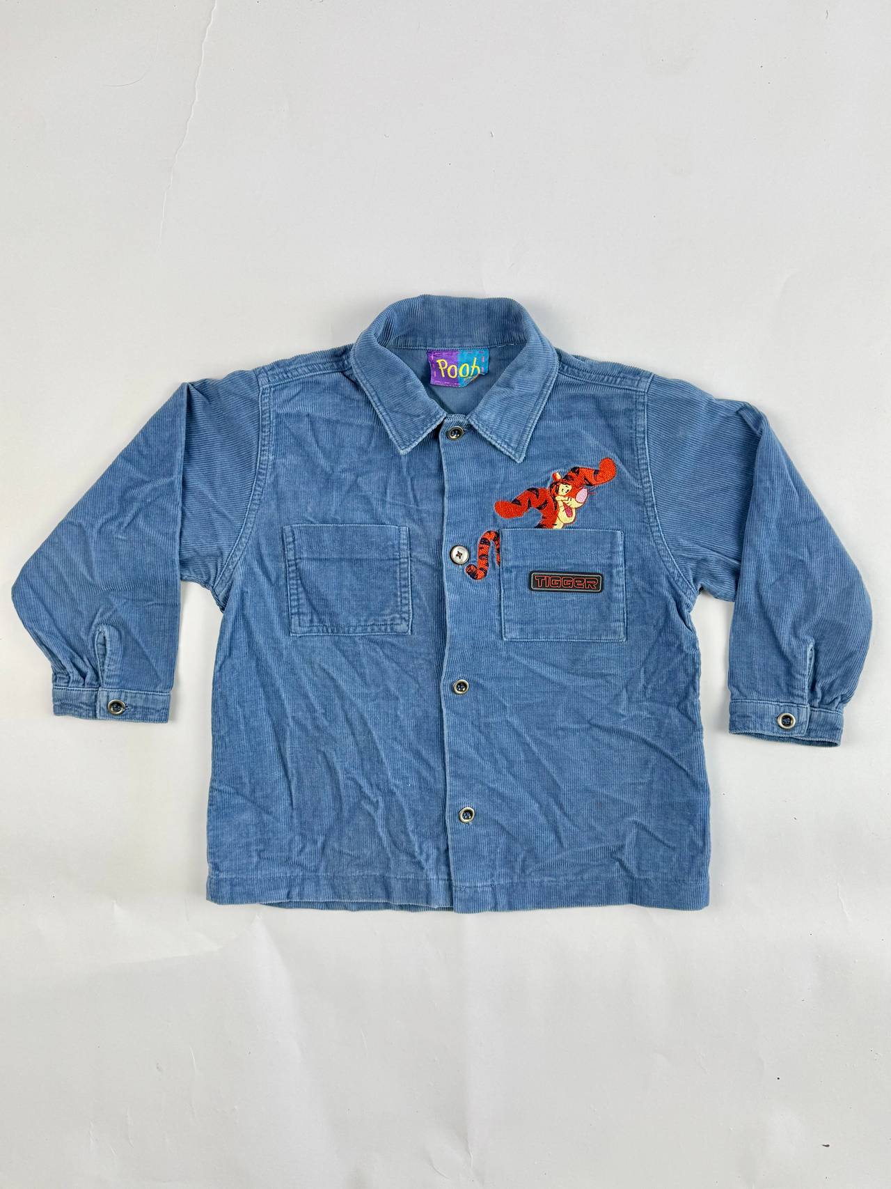 Disney Pooh Tigger Kids Corduroy Shirt