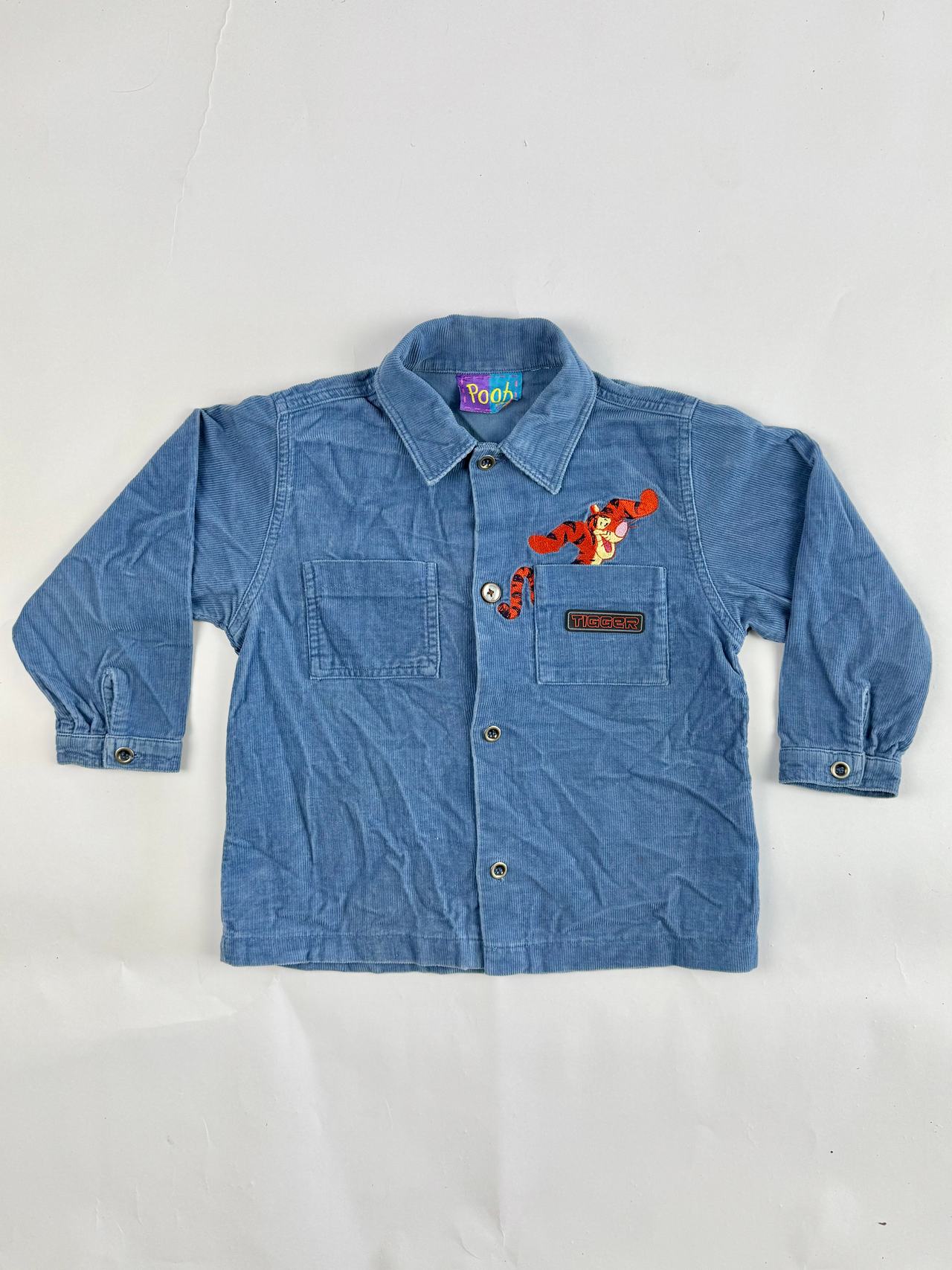 Disney Pooh Tigger Kids Corduroy Shirt