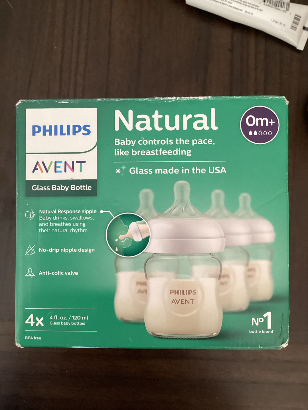 Philips Avent Natural Glass Baby Bottle