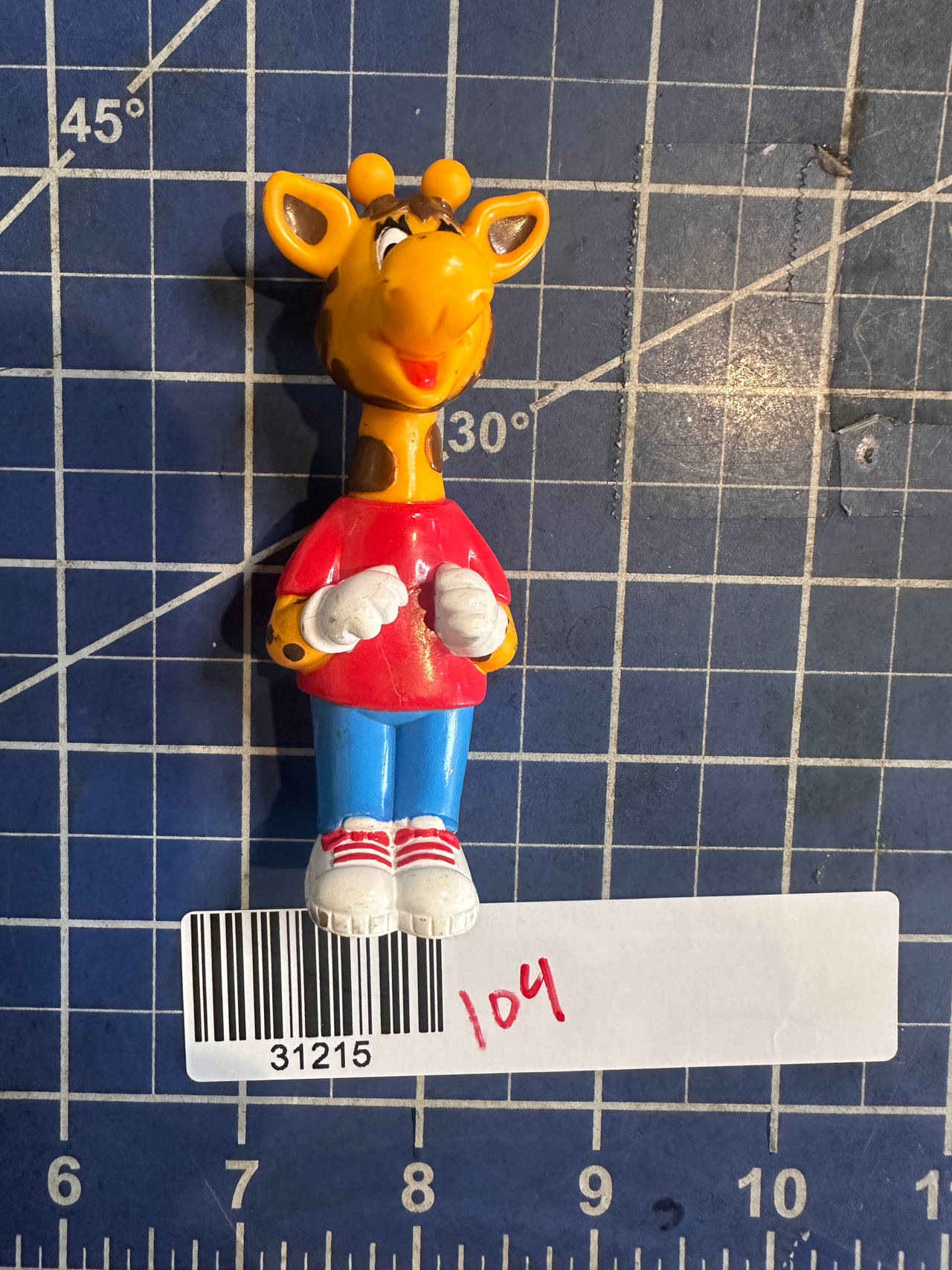 Toys "R" Us GEOFFREY  the Giraffe PVC Figure vtg. 104