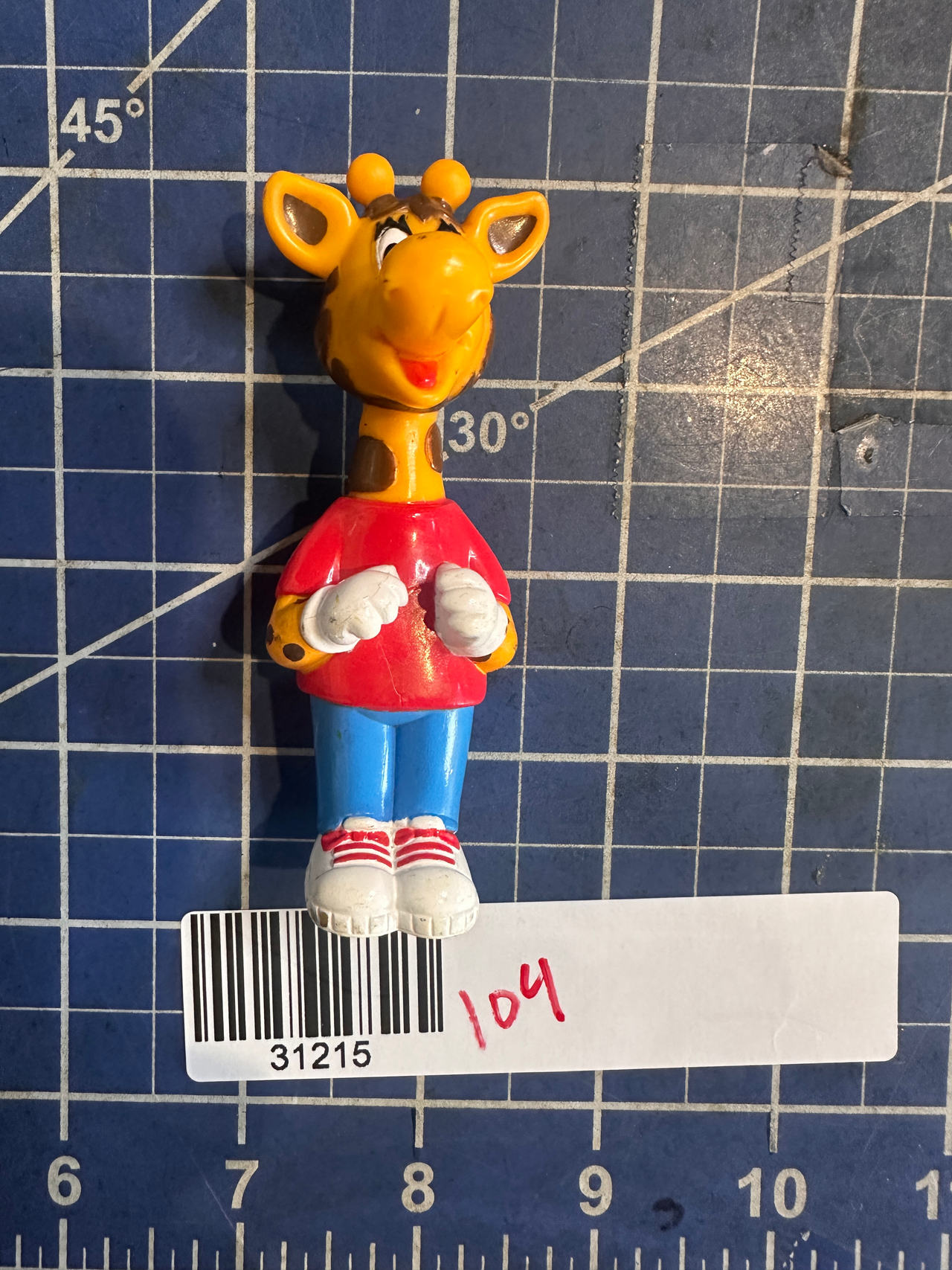 Toys "R" Us GEOFFREY  the Giraffe PVC Figure vtg. 104