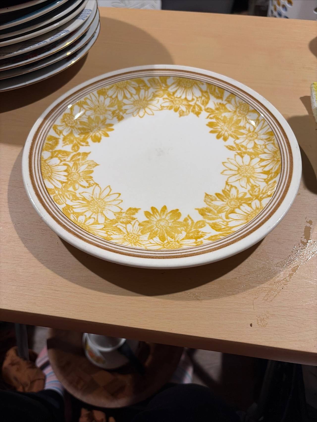 Mikasa Sunflower Stoneware Plate