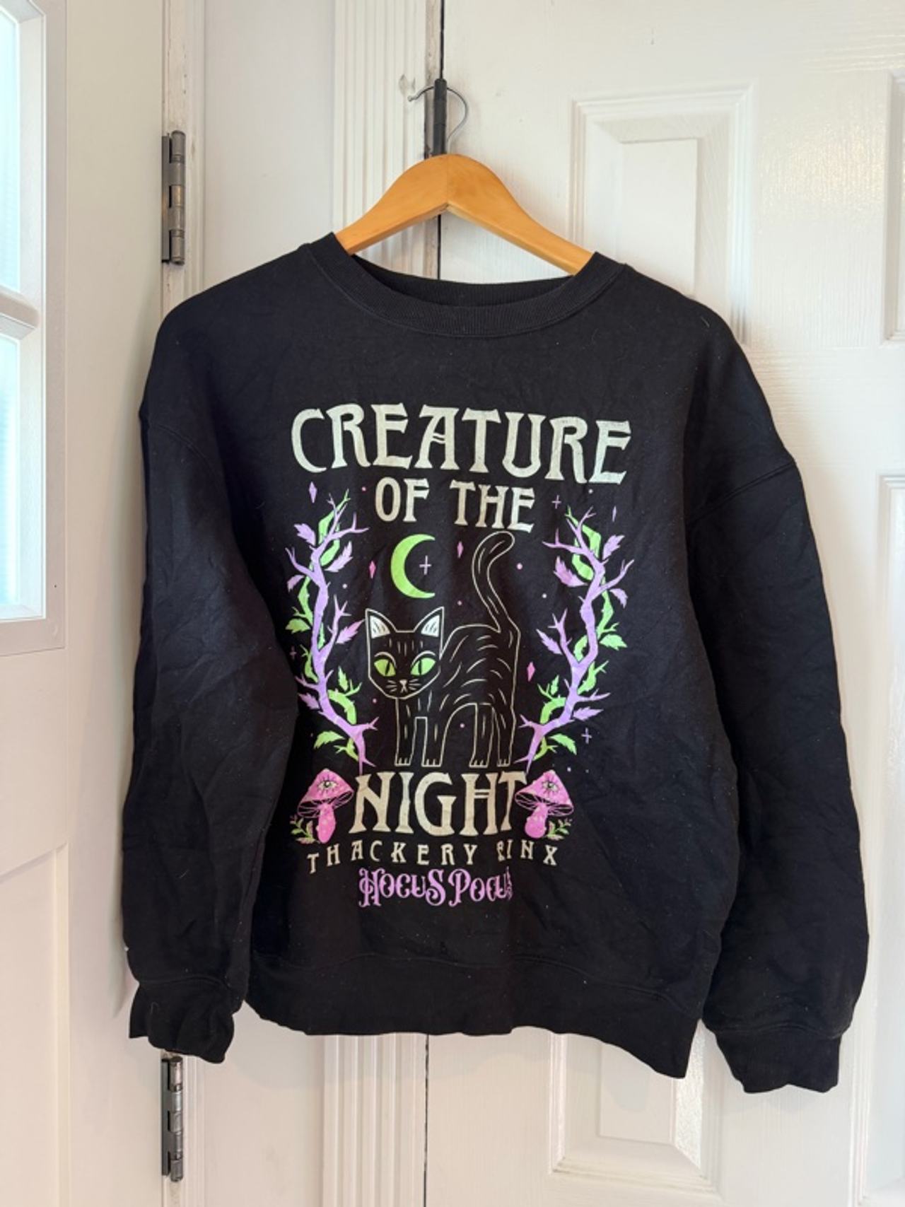 Disney Hocus Pocus Creature of the Night Women's Sweatshirt