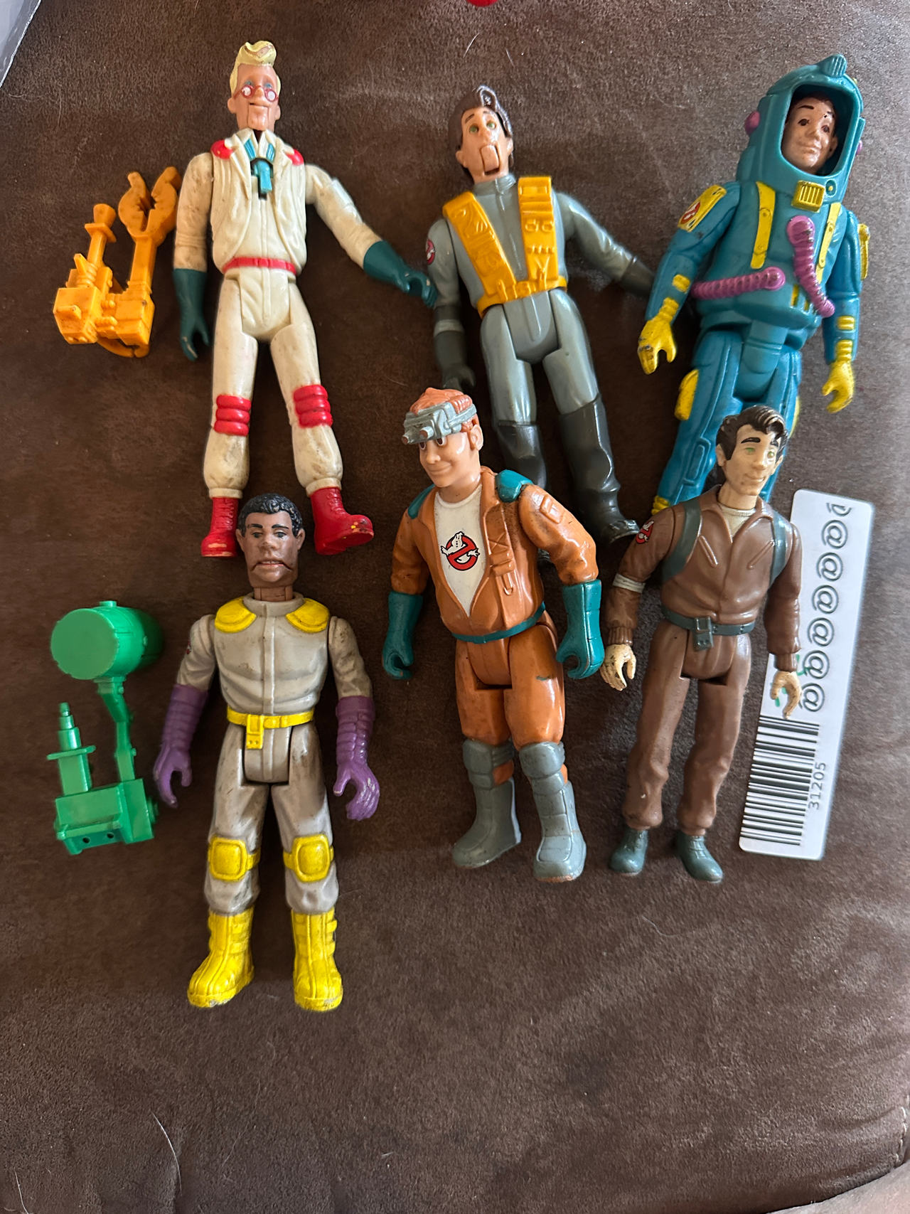 Kenner The Real Ghostbusters Action Figure w accessories bundle 6 pcs