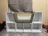 Kids Storage Bench with Cubby Shelves - Image 2