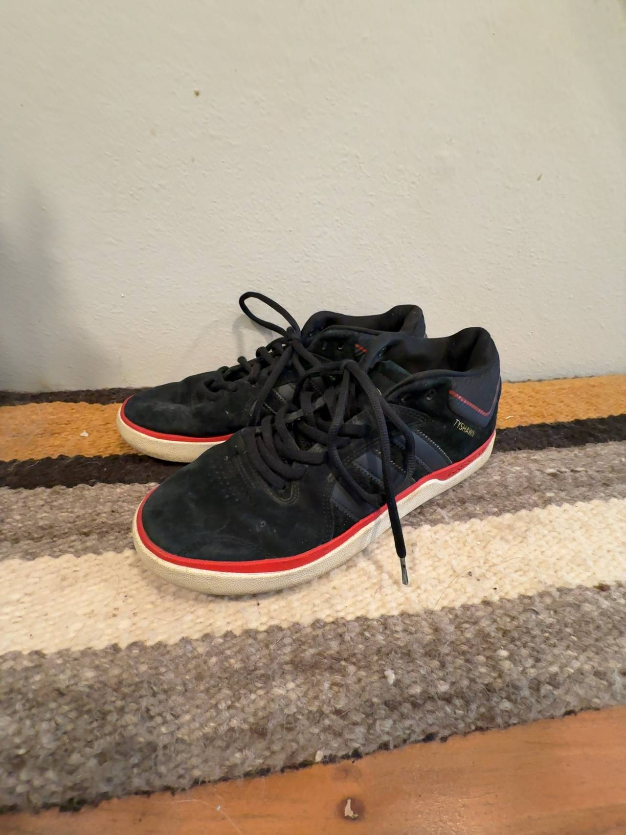 Adidas Tyshawn Jones Black Suede Skate Shoes