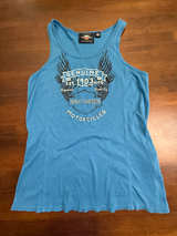 Harley-Davidson Women's Winged Logo Ribbed Tank Top Medium - Image 1