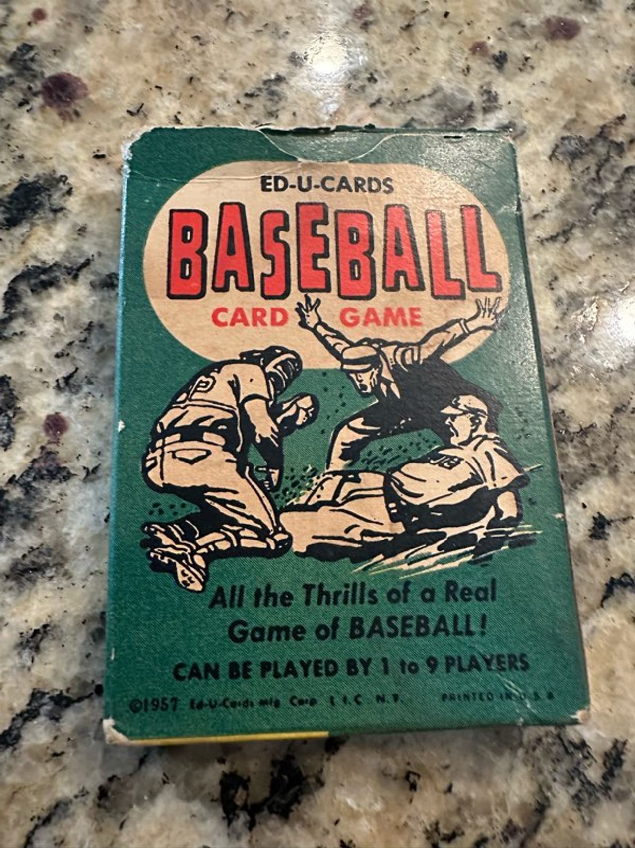 ED-U-Cards Baseball Card Game