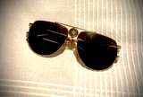 Versace Aviator Sunglasses VE2225 100287-60 Gold / Grey Lenses
 - Image 1