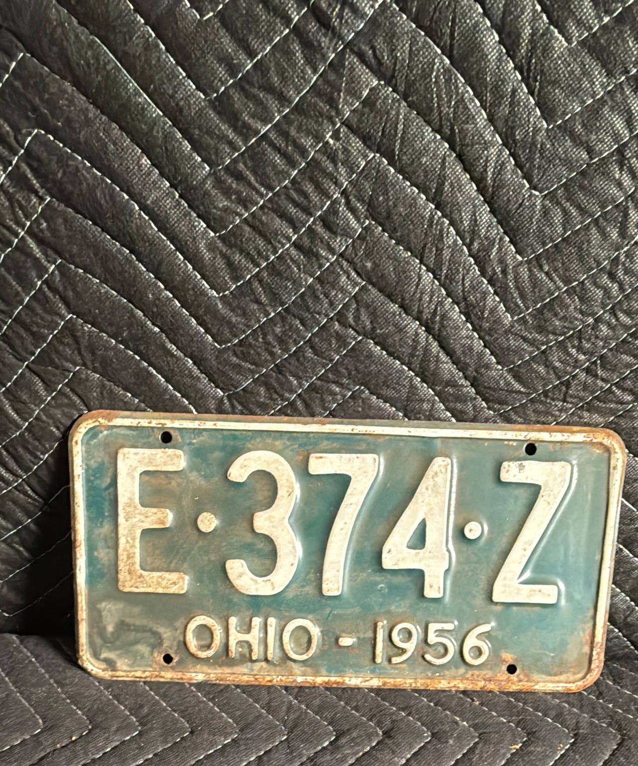 1956 Ohio License Plate