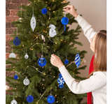 130 Pcs Christmas Ball Ornaments, Christmas Tree Decoration Set Red Christmas - Image 6