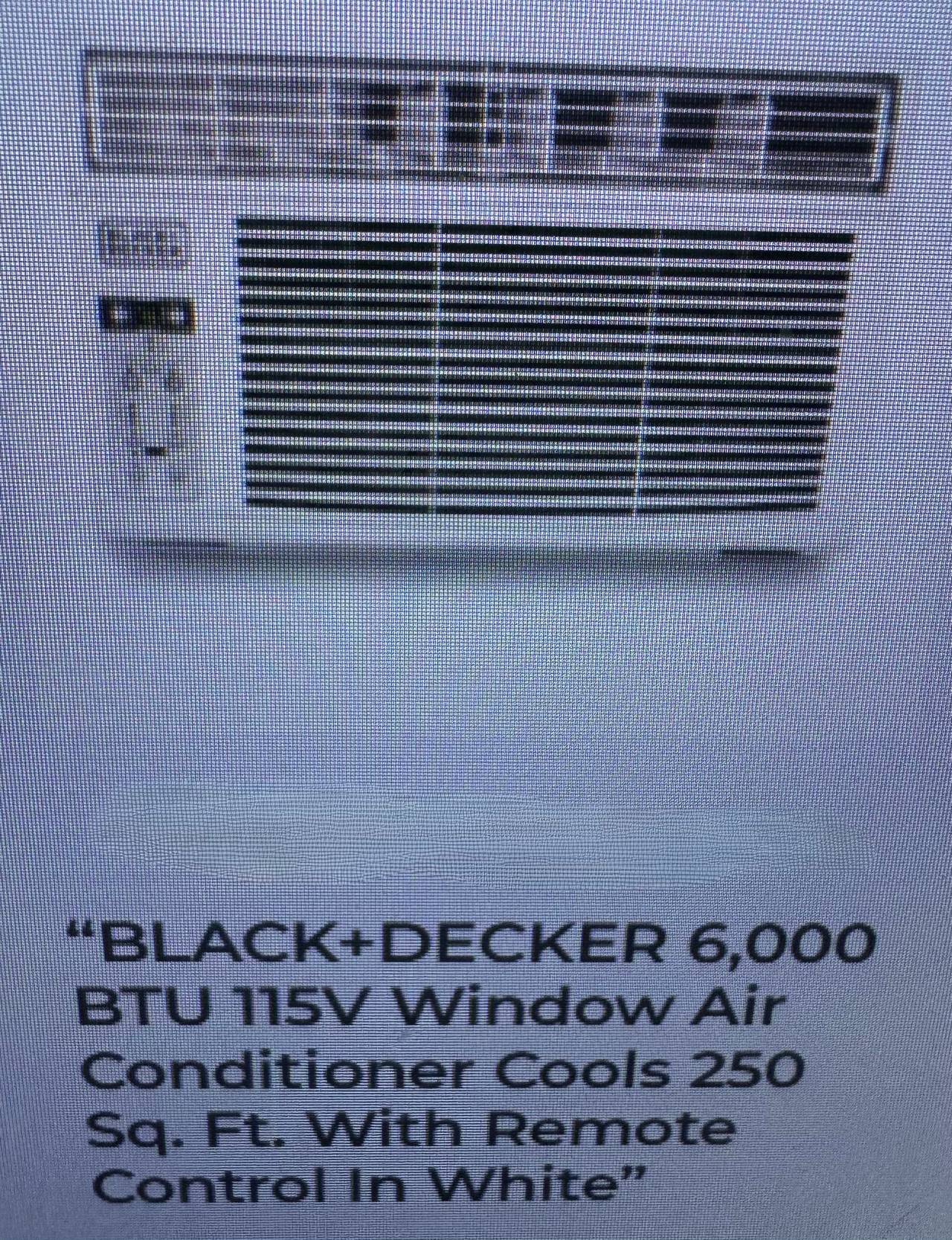 BLACK+DECKER 6,000 BTU Window Air Conditioner