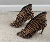 Aldo Tiger Print Peep-Toe Boots - Image 2