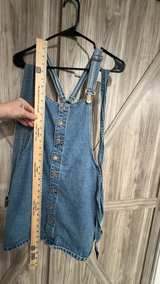 Vintage Forever 21 Button Front Denim Overall Dress size Large - Image 7