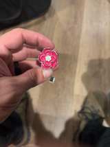COLLEZIO Vintage Pink Flower Ring Watch - Image 1