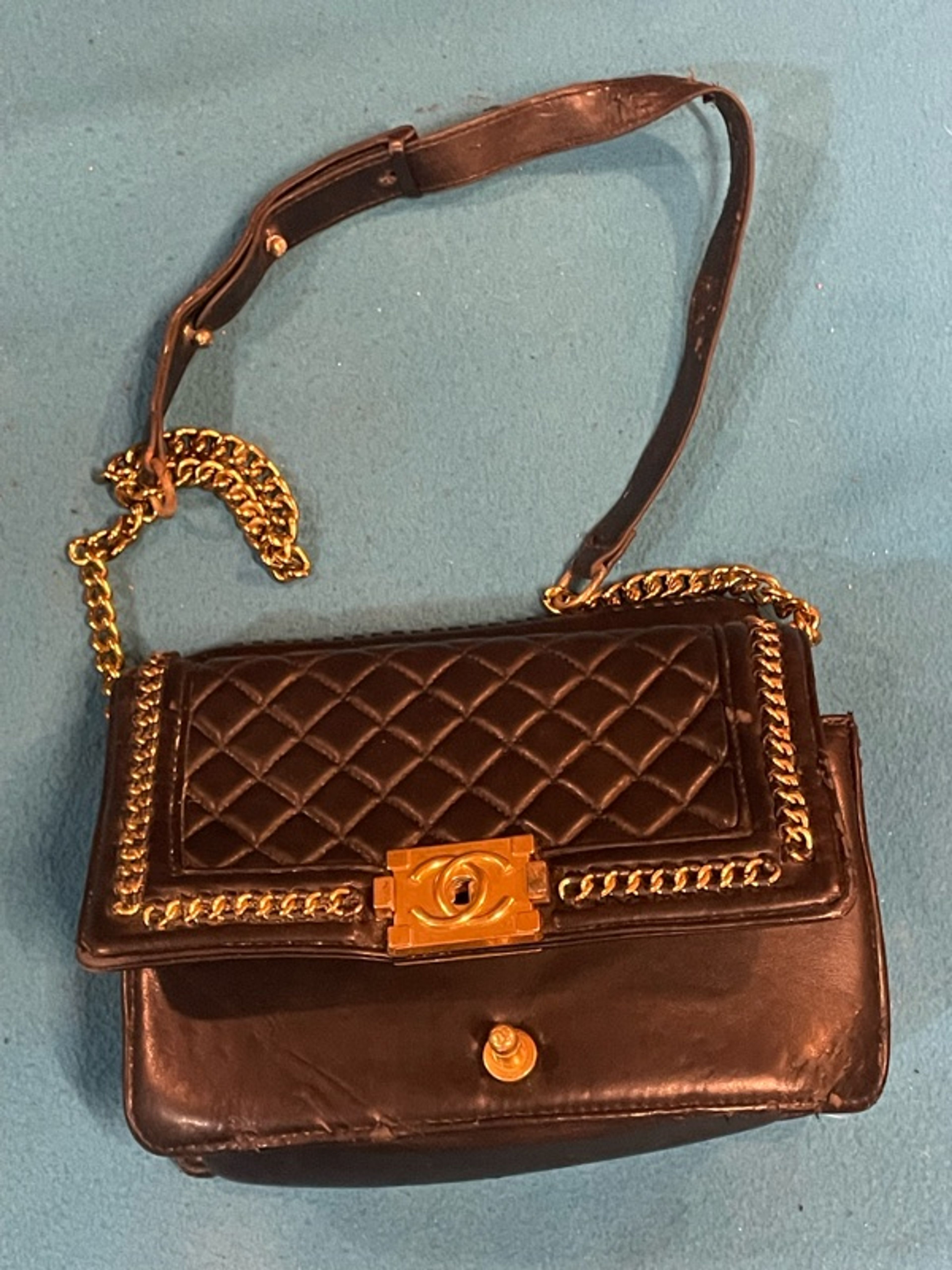 Chanel Boy Medium Quilted Flap Bag Black