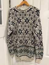 Robert Stock Vintage Snowflake Sweater Large  - Image 1