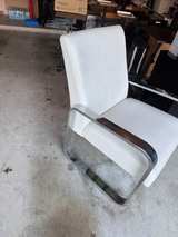 Mid Century Modern Chrome Flat Bar Lounge Chair - Image 5