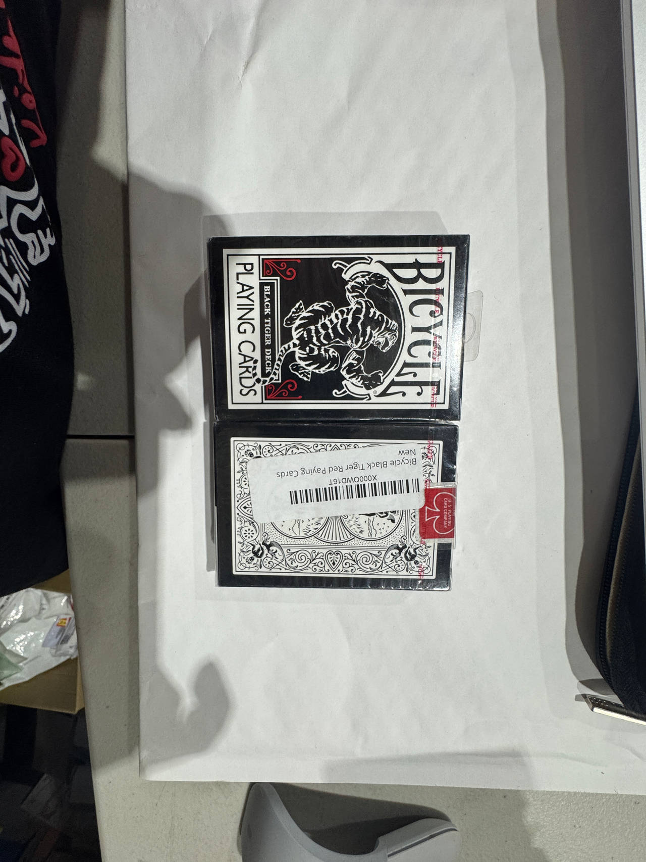 Bicycle Black Tiger Playing Cards