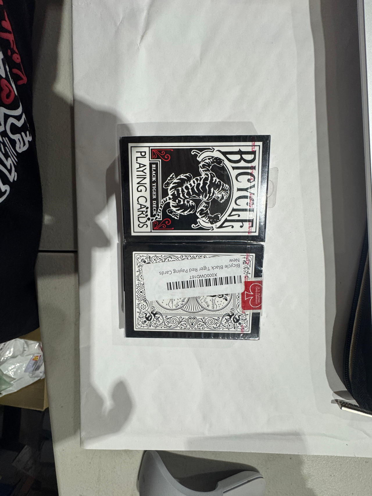 Bicycle Black Tiger Playing Cards