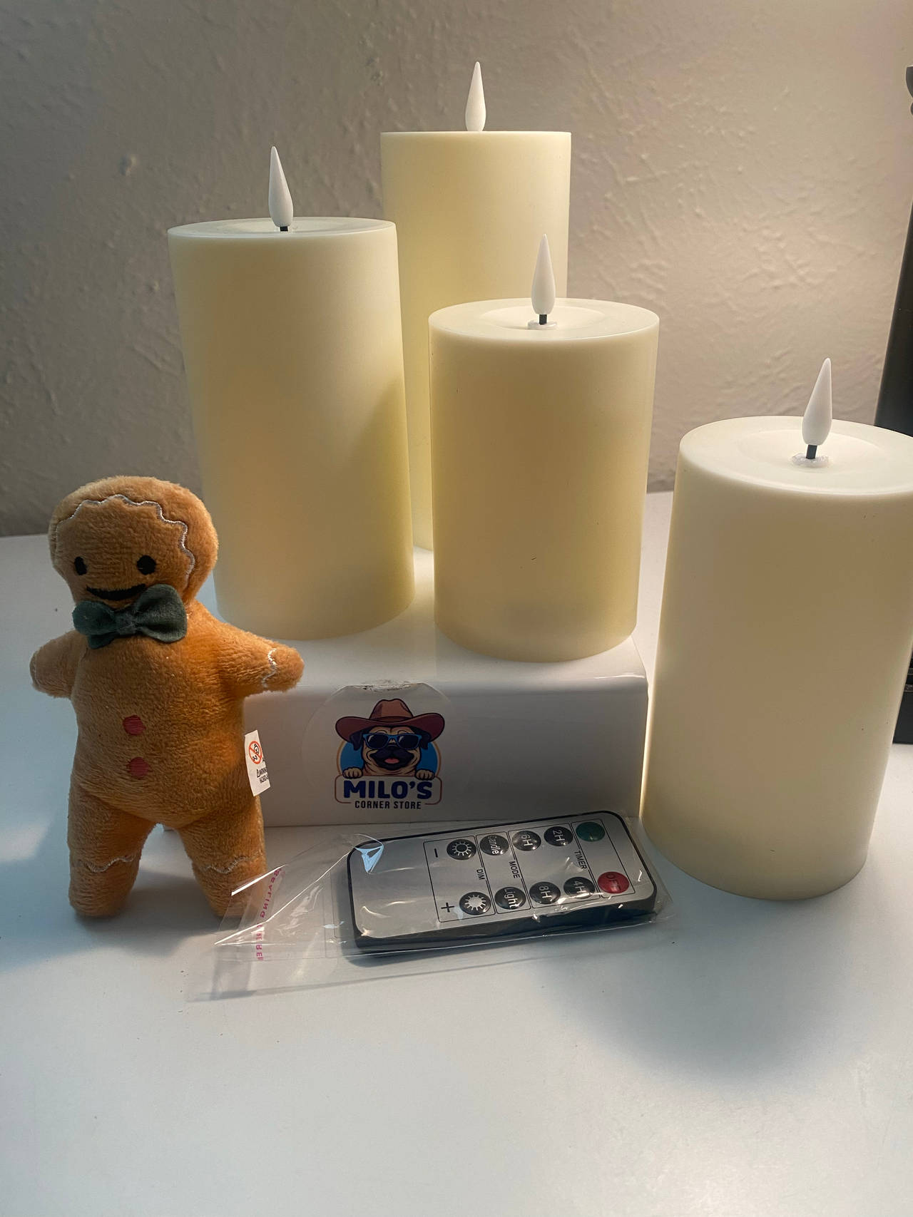 Flameless LED Pillar Candles with Remote