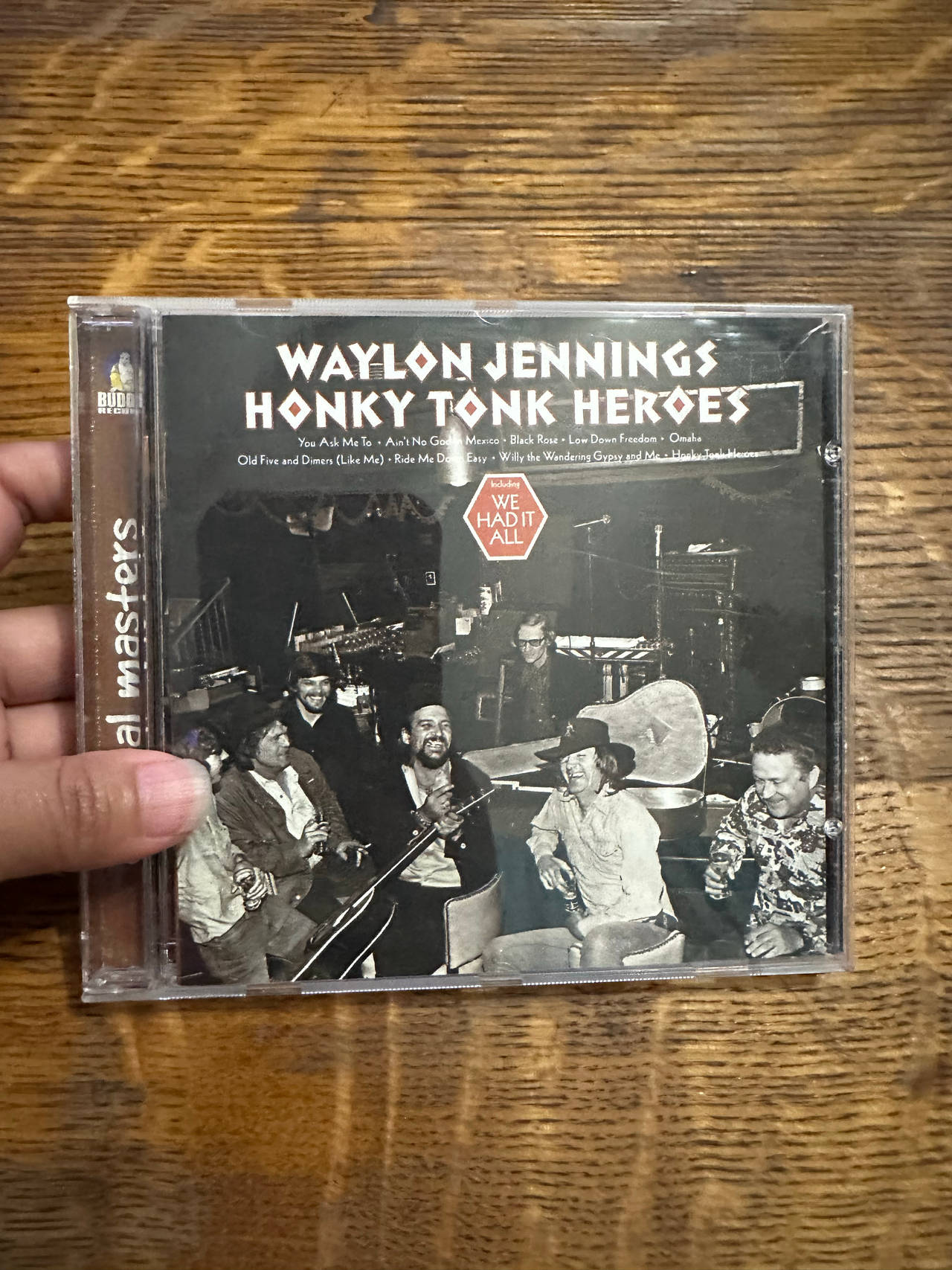 Waylon Jennings - Honky Tonk Heroes CD (Buddha Records Remaster)