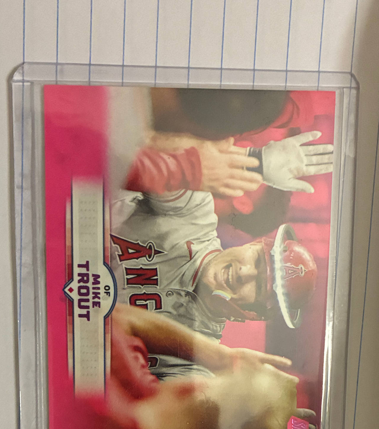 2025 Topps Chrome Mike Trout Pink Refractor #32