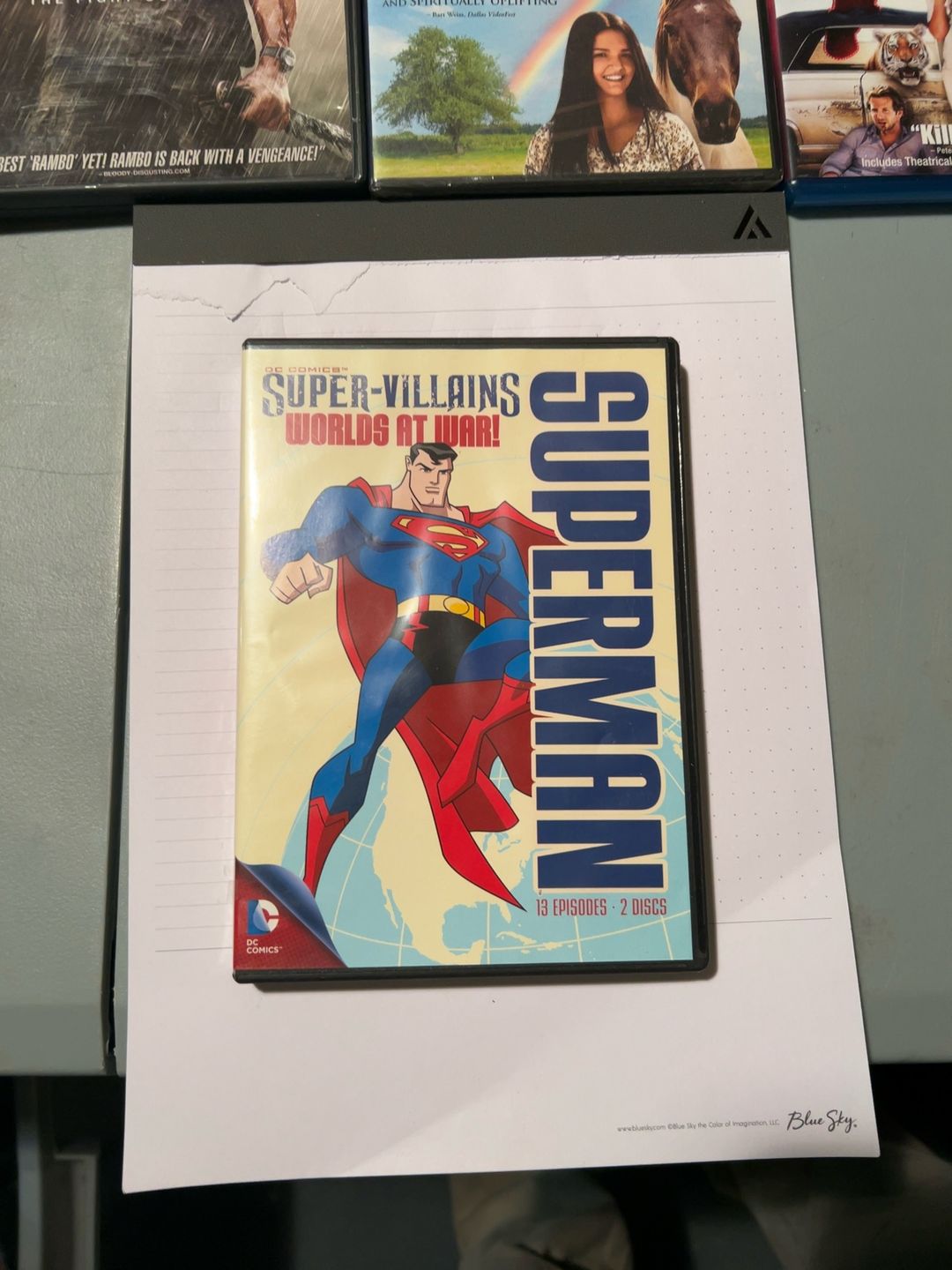 DC Comics Superman Super-Villains: Worlds at War DVD