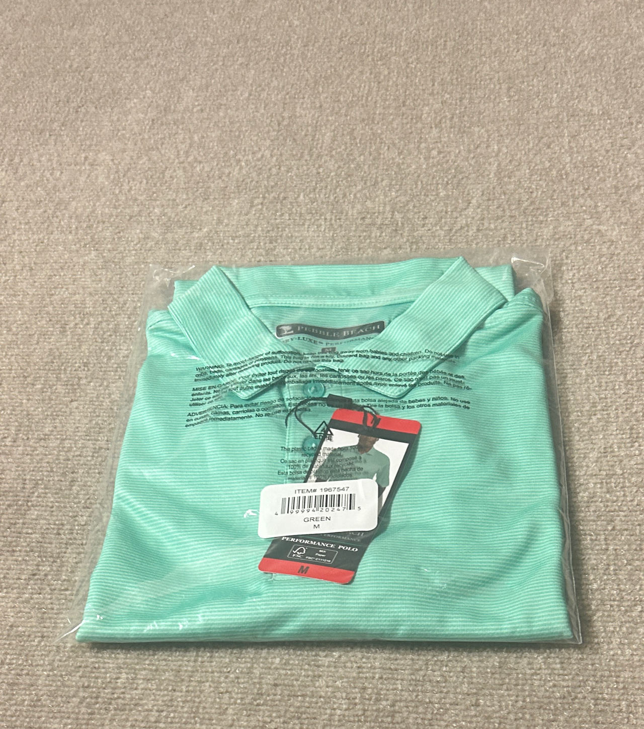 Pebble Beach Dry-Luxe Performance Polo