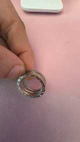 Bvlgari B.zero1 3-Band Ring in 18K White Gold - Image 3