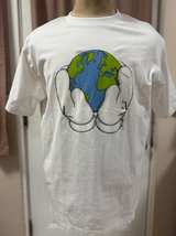 KAWS x CPFM x Kid Cudi Earth T-Shirt White - Image 1