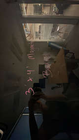 Uline 3' x 4' Magnetic Black Dry Erase Board - Image 3