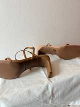 Lulus Emmalee Sand Strappy Heels size 8 NEW - Image 3