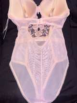 Ross Embroidered Mesh Bodysuit Teddy - Image 2