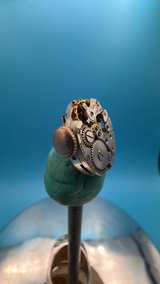 Vintage Bulova 17 Jewel Watch Movement with Dial - Image 2