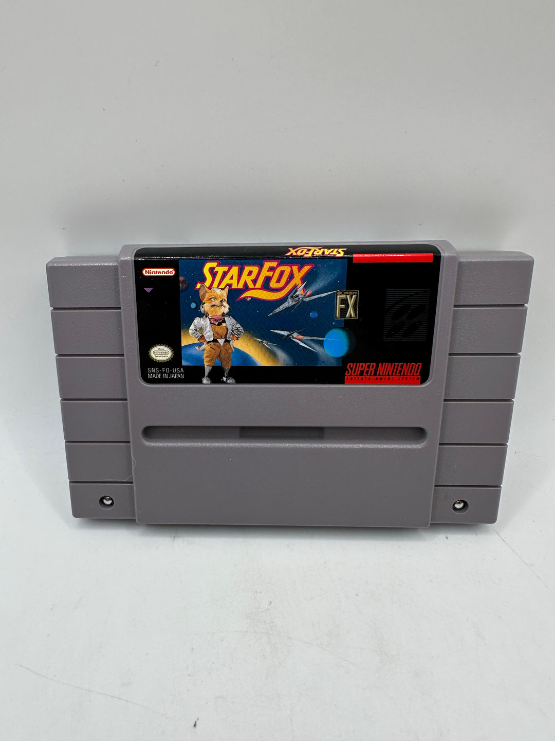 Super Nintendo SNES Star Fox Game Cartridge Only Authentic & Tested 1991
