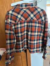 Faherty Cropped Plaid Shacket - Image 6