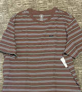 Volcom Men's Striped Pocket T-Shirt new with tags L - Image 1