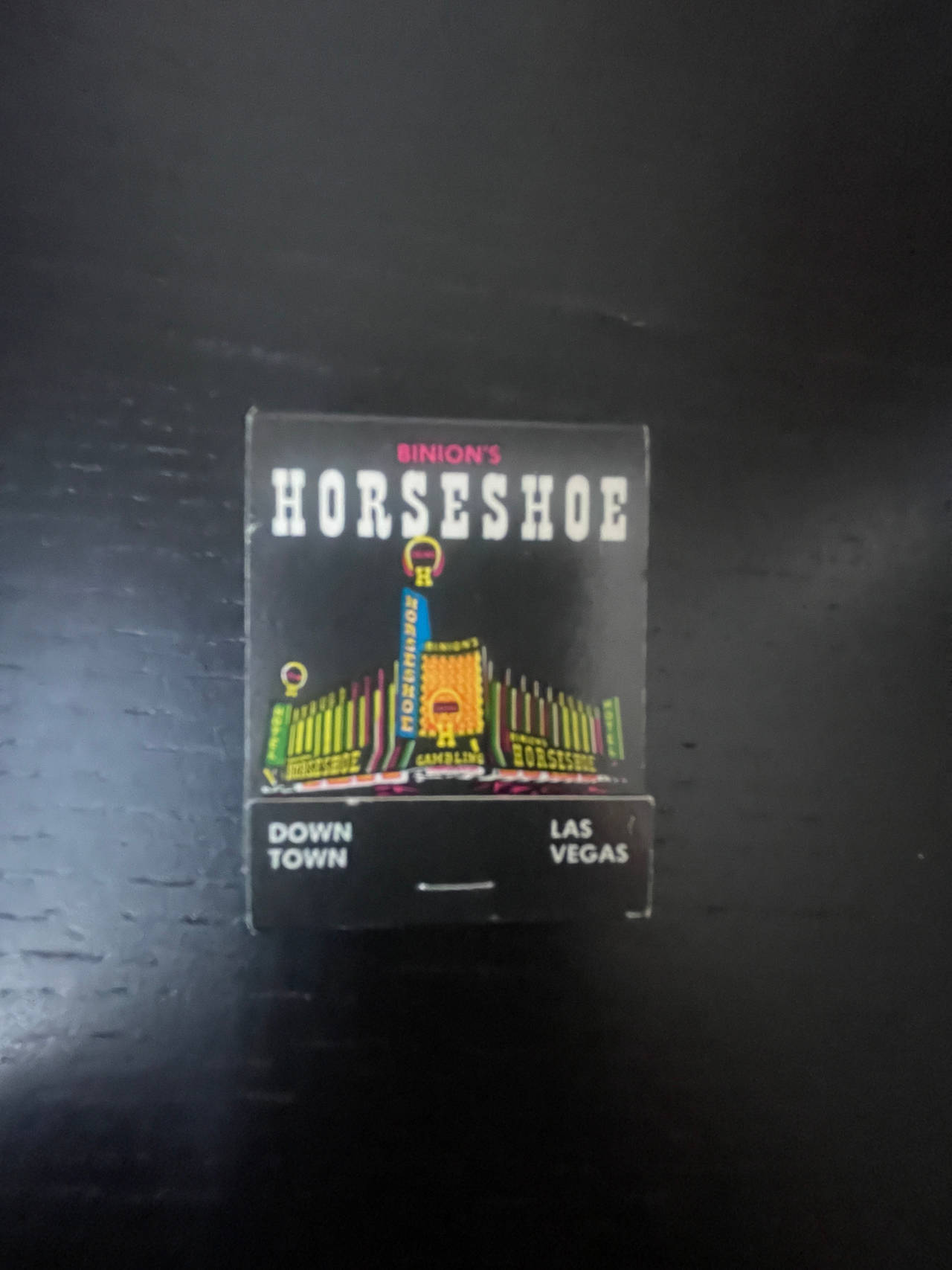 Binion's Horseshoe Matchbook