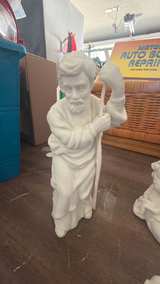 3-Piece White Ceramic Nativity Set - Image 2