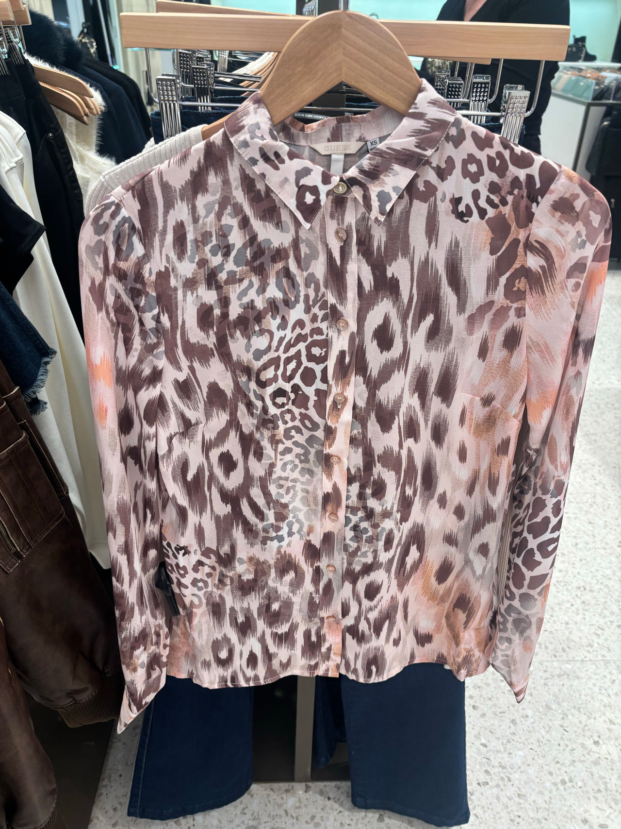 Leopard Print Blouse