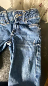 Kids' Distressed Blue Jeans - Image 4