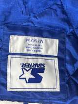 Starter Detroit Pistons Blue Satin Varsity Jacket - Image 3