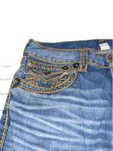 True Religion Super T Straight Jeans Thick Stitch Men’s Size 34 - Image 8